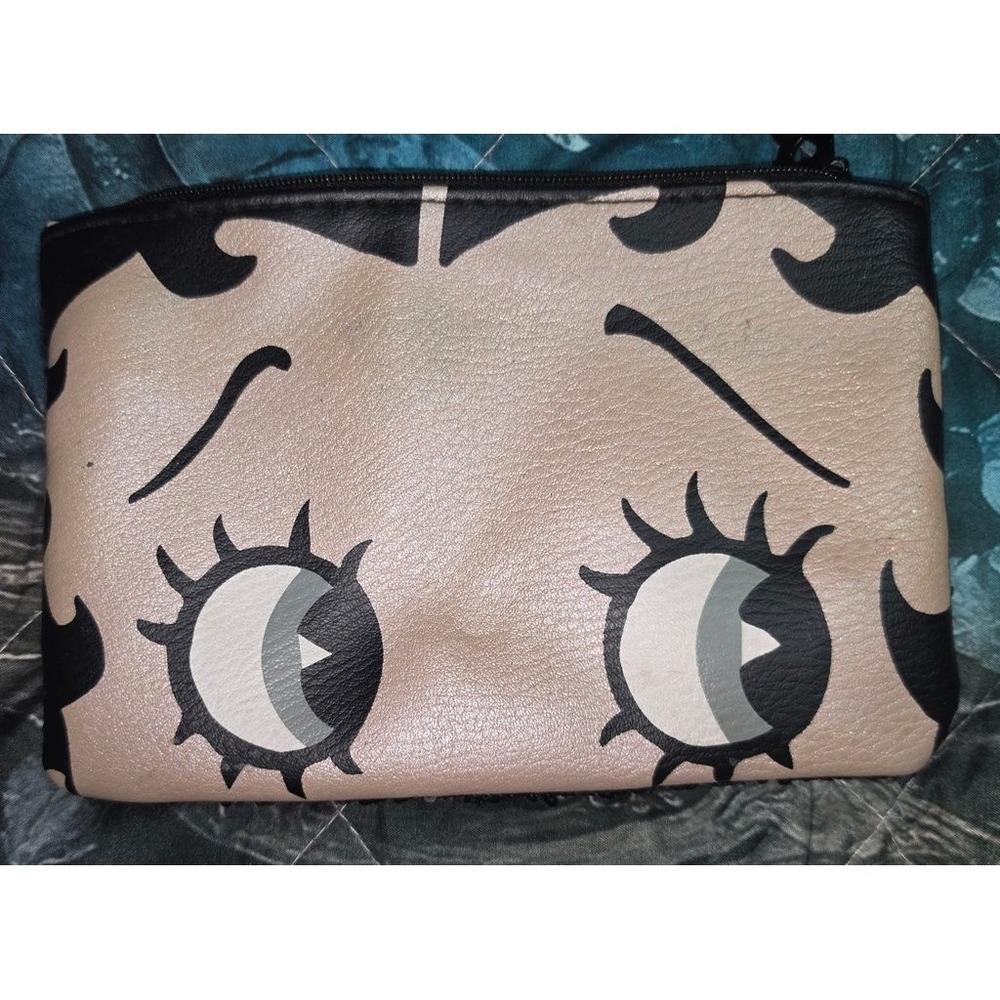 Betty Boop x Ipsy Sequin Cosmetic Pouch Black Makeup Bag Pouch